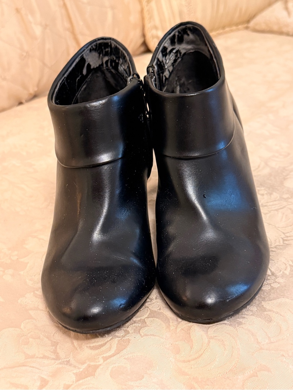 East 5th Black Ankle Booties with Side Zip